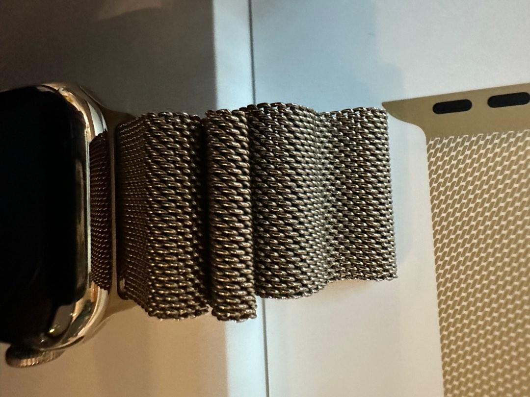 Gold Stainless Steel Apple Watch Series 644mm, Mobile Phones & Gadgets