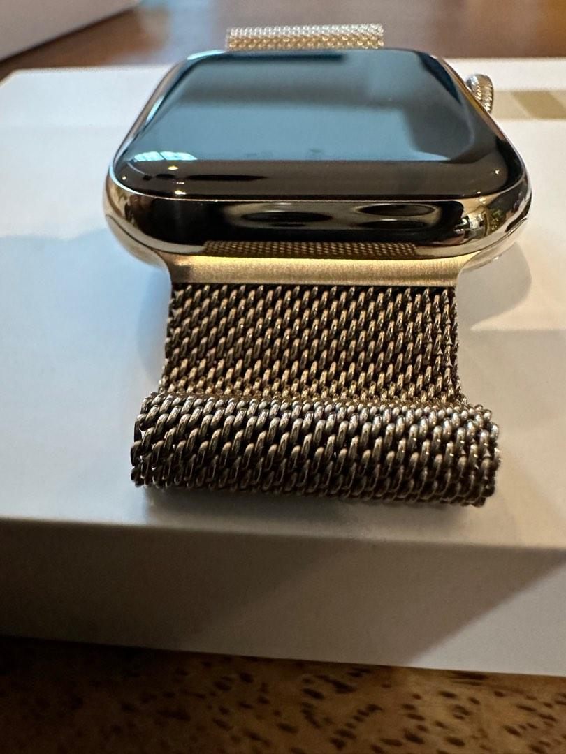 Gold Stainless Steel Apple Watch Series 644mm, Mobile Phones & Gadgets