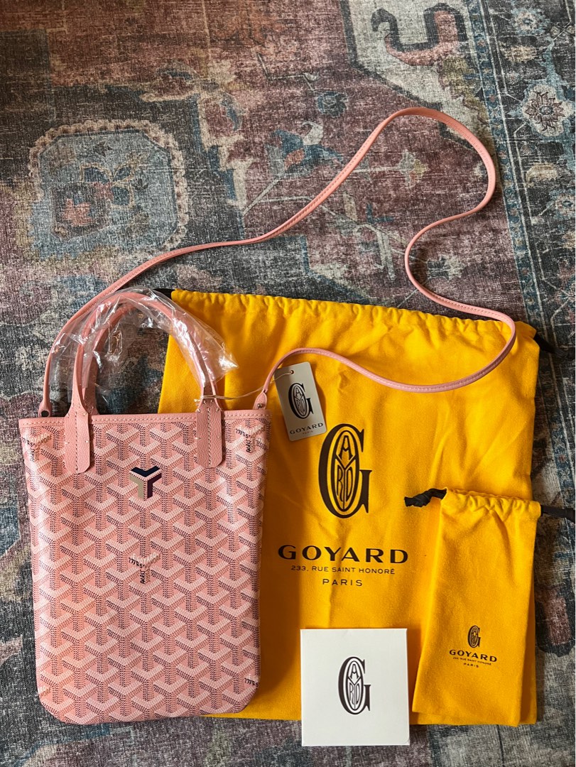 GOYARD POITIERS Shoulder Bag Powder Pink 2022 Limited