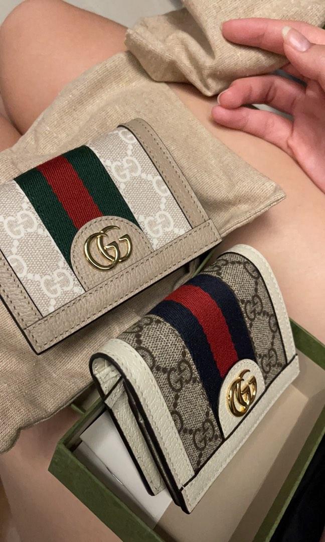 Preloved Gucci Supreme GG Ophidia Card Case Wallet 5986622184