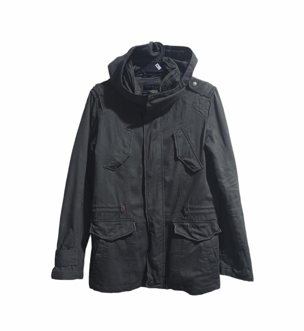 Guess army jacket best sale
