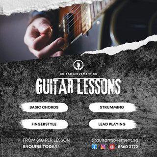 Guitar Lessons! (Home-based Studio at Redhill, Qualified instructor)