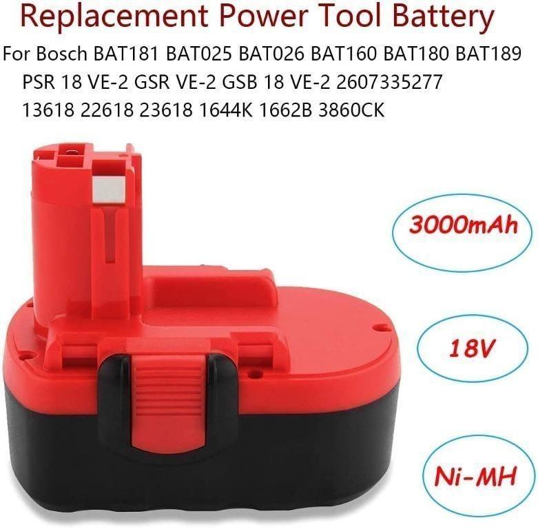 Bosch psr clearance 18 replacement battery