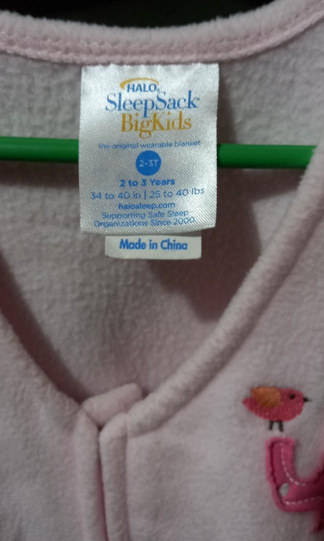 HALO Sleepsack Bigkids 23yrs old, Babies & Kids, Babies & Kids Fashion