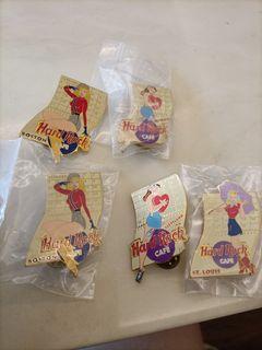 Hard ROCK Cafe Pins - Calendar Girls 1999