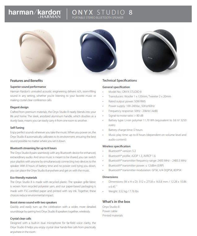 Harman kardon pairing two best sale speakers