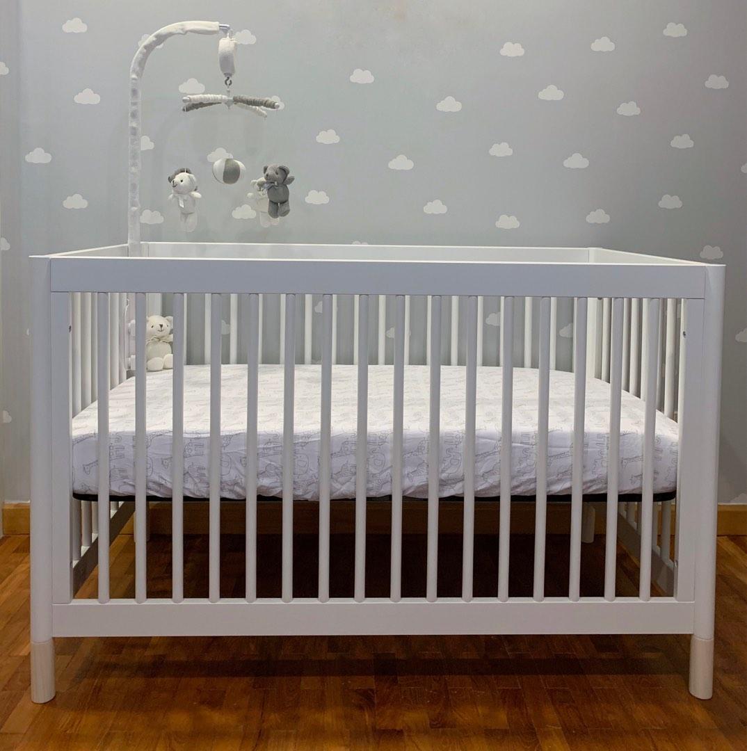 Hatchery Cribs Babyletto Gelato 3in1 Convertible Crib (White), Babies