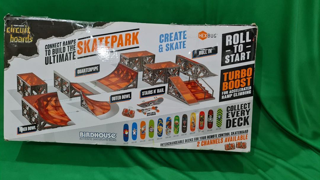 Hexbug skatepark top