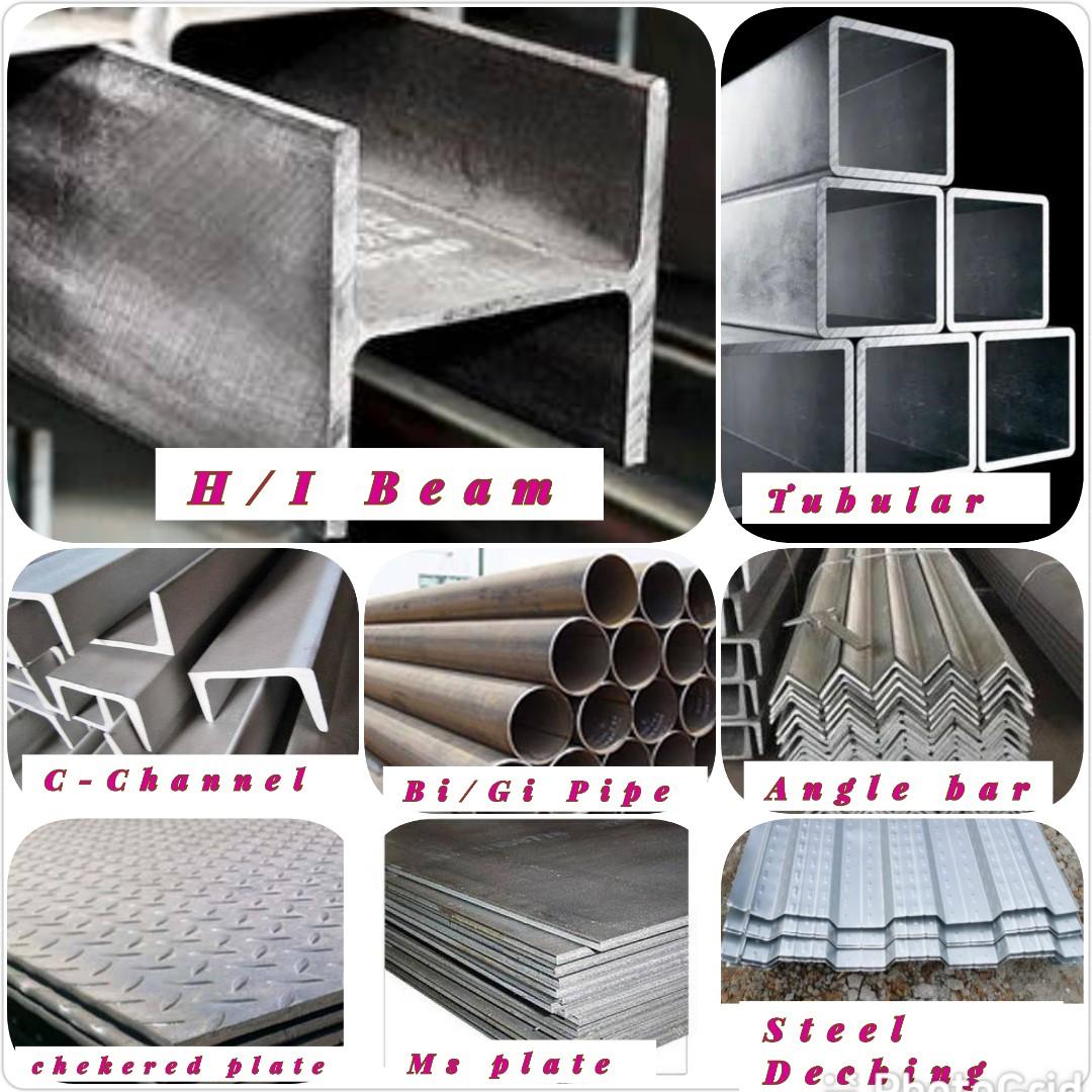 H/I Beam,Wide flange, Steel pipe, CChannel, Cpurlins, Angle bar