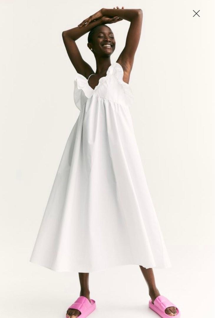H and m flounce dress 2025
