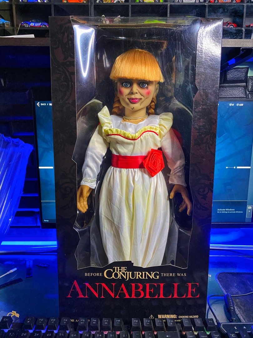 The Conjuring Annabelle Doll Exclusive Promo Replica Creepy Horror Possessed Haunted Toy 