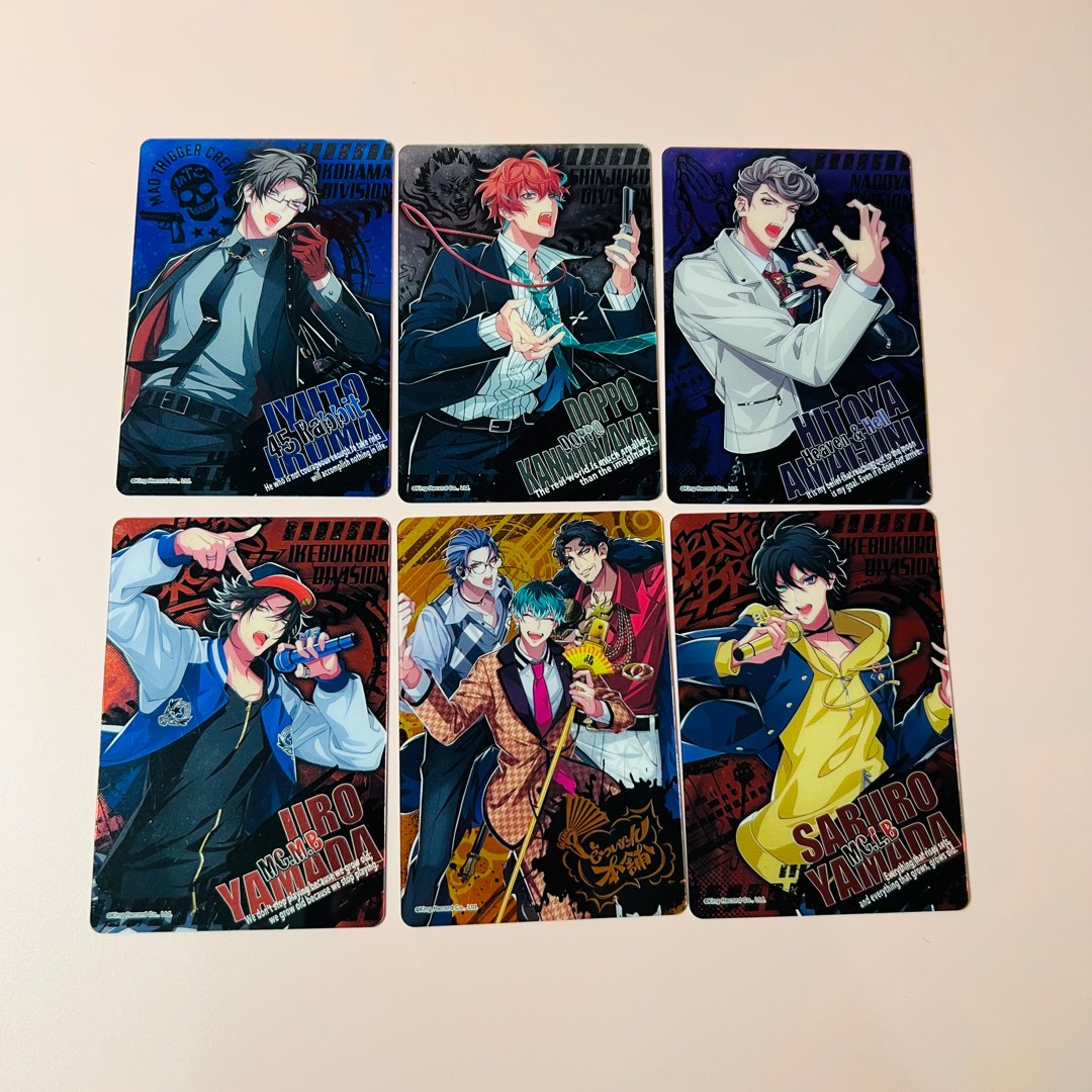 Hypnosis Mic Division Rap Battle Hypmic Cards (w/hairline scratches