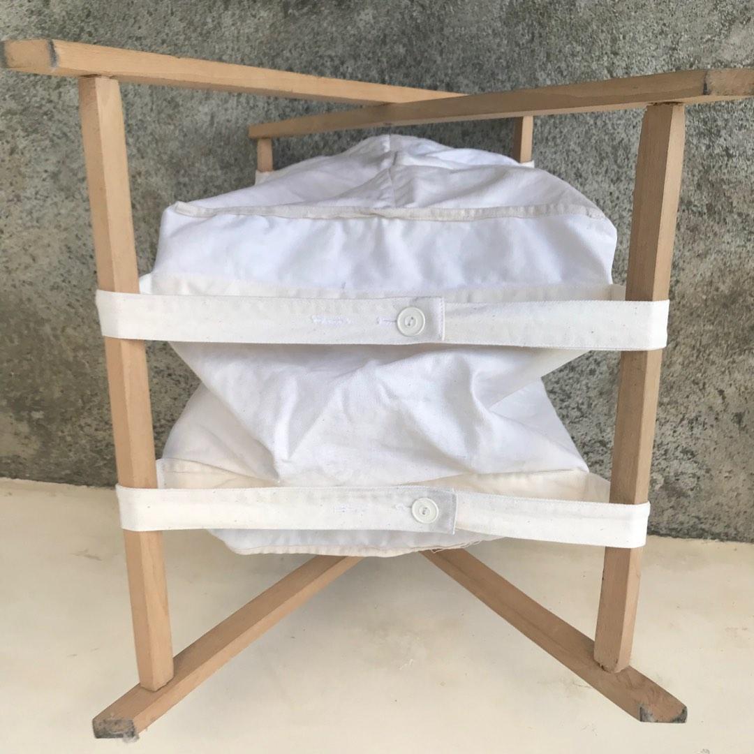 IKEA Foldable Wooden Laundry Hamper, Furniture & Home Living, Furniture