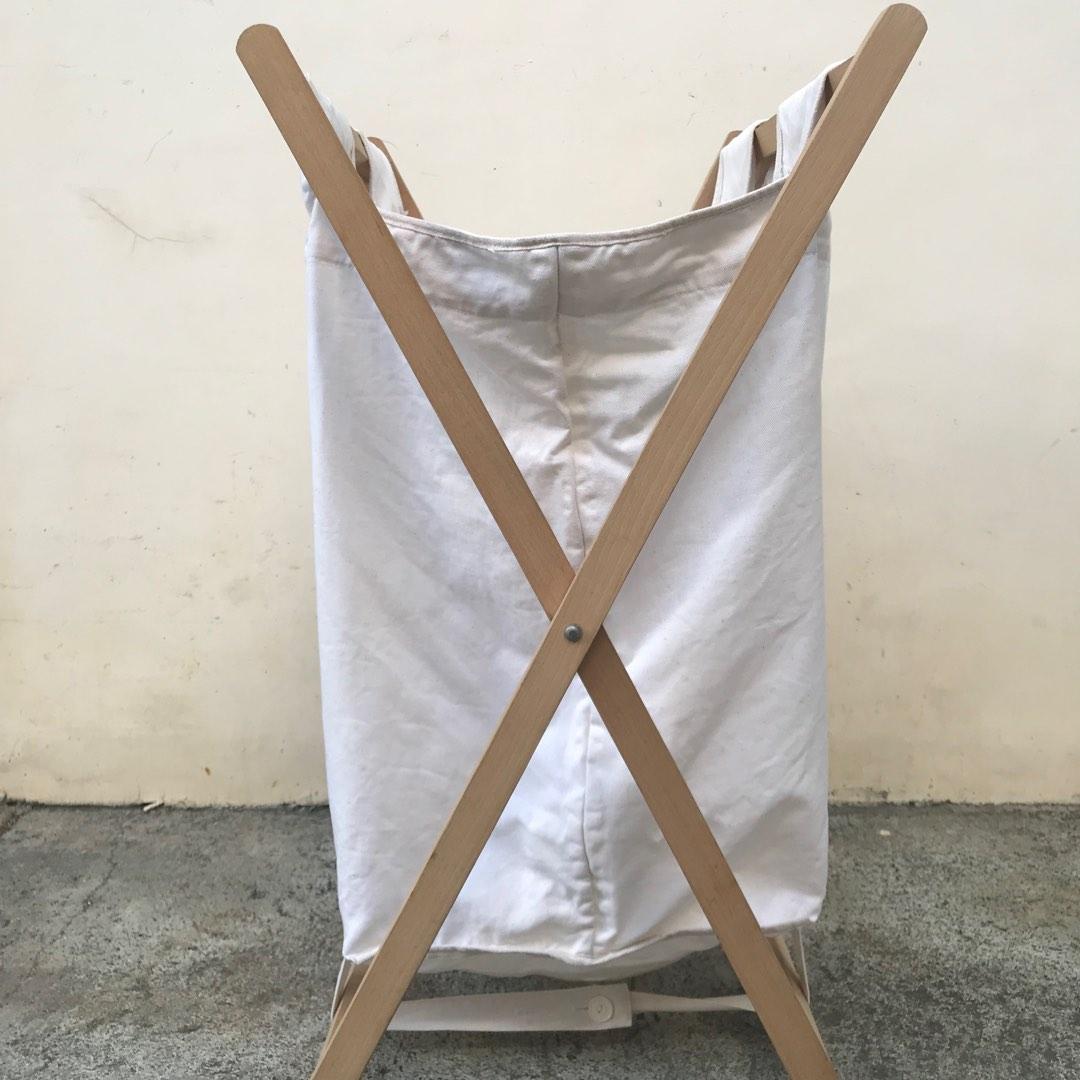 IKEA Foldable Wooden Laundry Hamper, Furniture & Home Living, Furniture