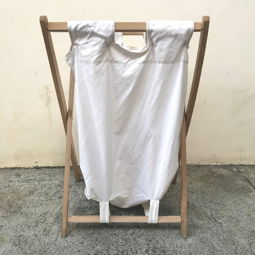 IKEA Foldable Wooden Laundry Hamper, Furniture & Home Living, Furniture