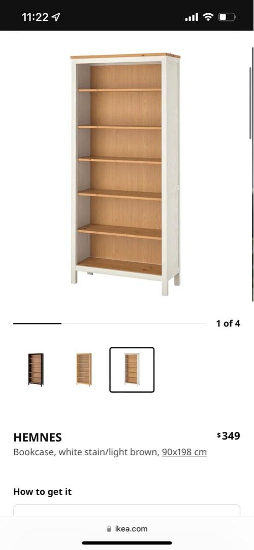 Ikea Hemnes bookcase, Furniture & Home Living, Furniture, Shelves