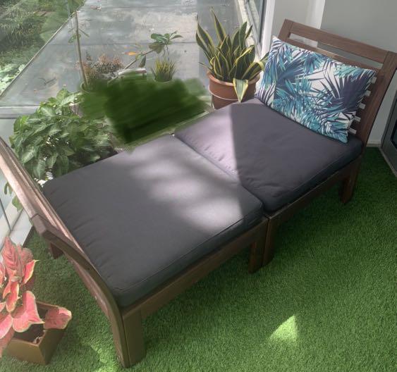Ikea Teak outdoor furniture, Furniture & Home Living, Outdoor Furniture