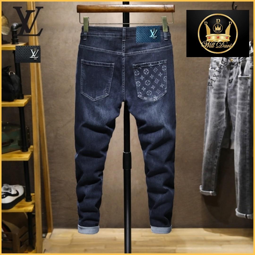 Imported Louis Vuitton Denim Skinny Jeans 👖, Men's Fashion, Bottoms, Jeans  on Carousell