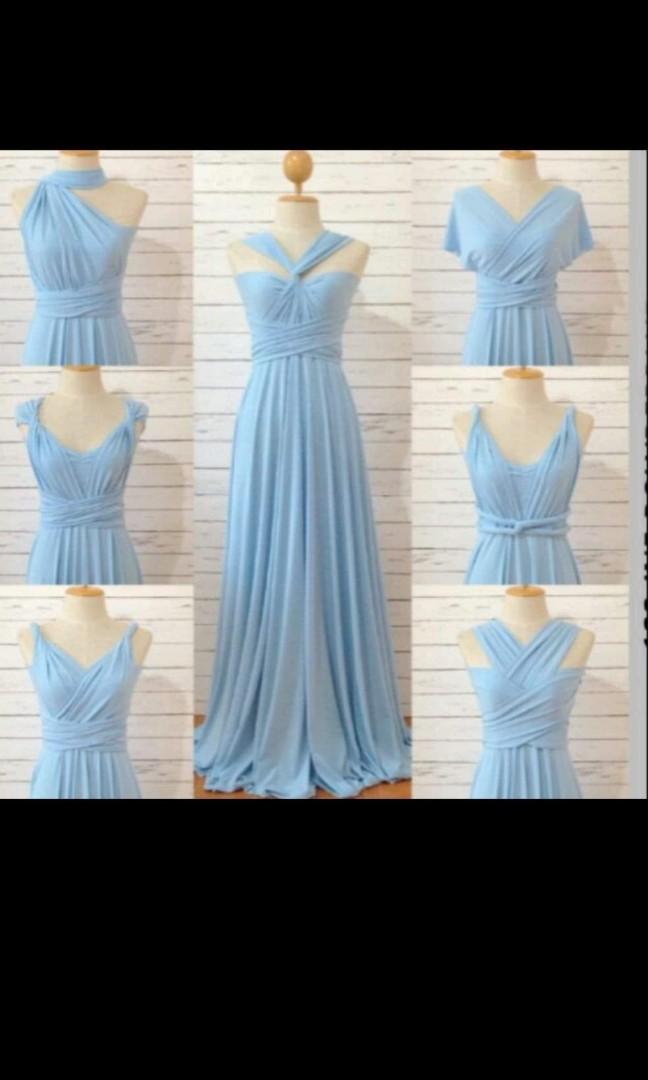 Infinity dress cheap powder blue