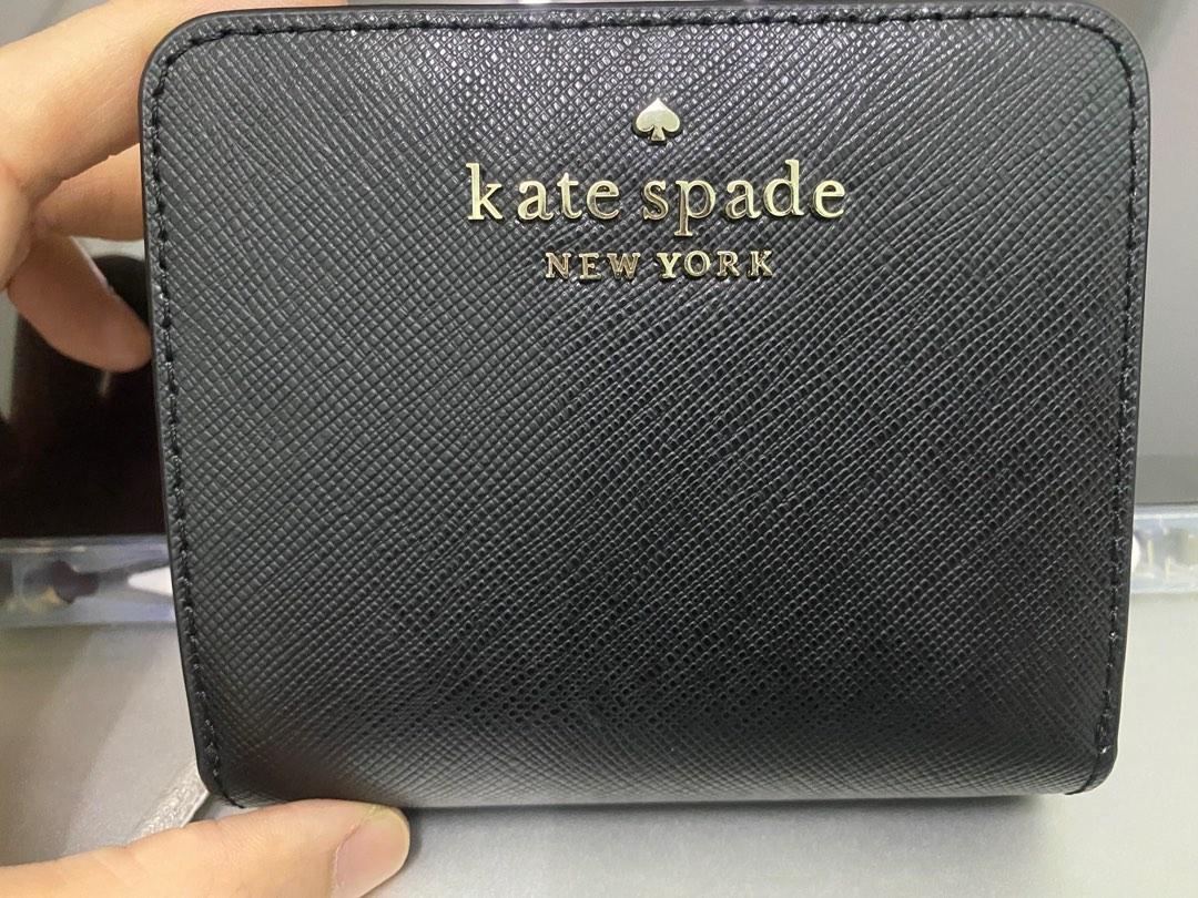 Kate Spade Staci Small wallet WLR00634 (Black), Luxury, Bags & Wallets on  Carousell