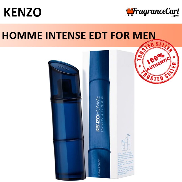 Kenzo Homme Eau De Toilette Intense 3.7 fl oz / 110 ml New Sealed