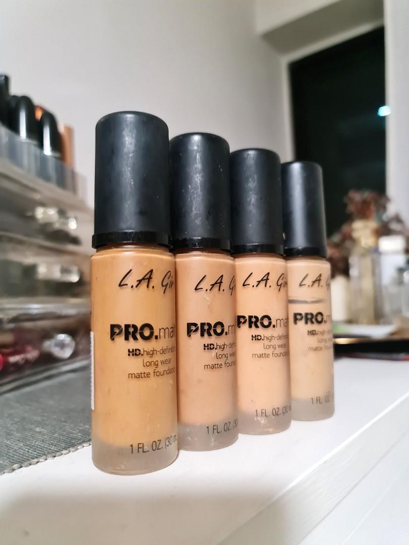 Buy L.A GIRL HD Pro. Liquid Matte Foundation, Nude Beige