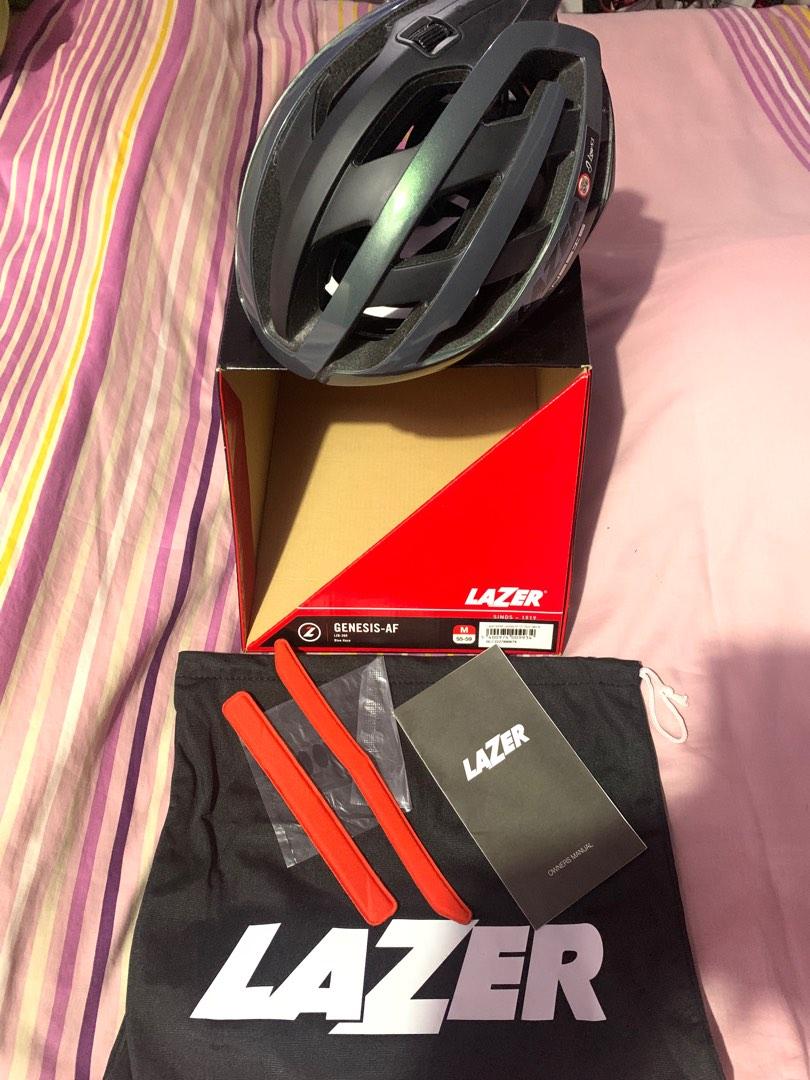 Lazer Genesis Helmet Limited Edition 2021 Blue Haze Color, Sports