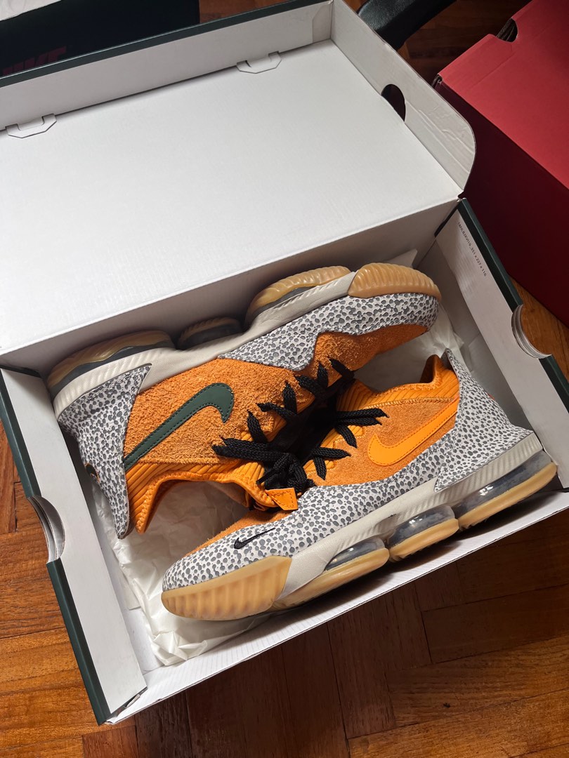 Lebron 16 Low Safari US9.5, Men's Fashion, Footwear, Sneakers on Carousell