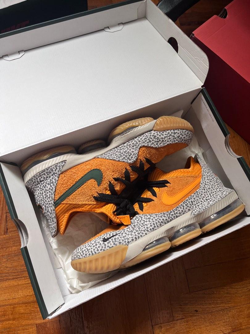 Lebron 16 on sale orange box