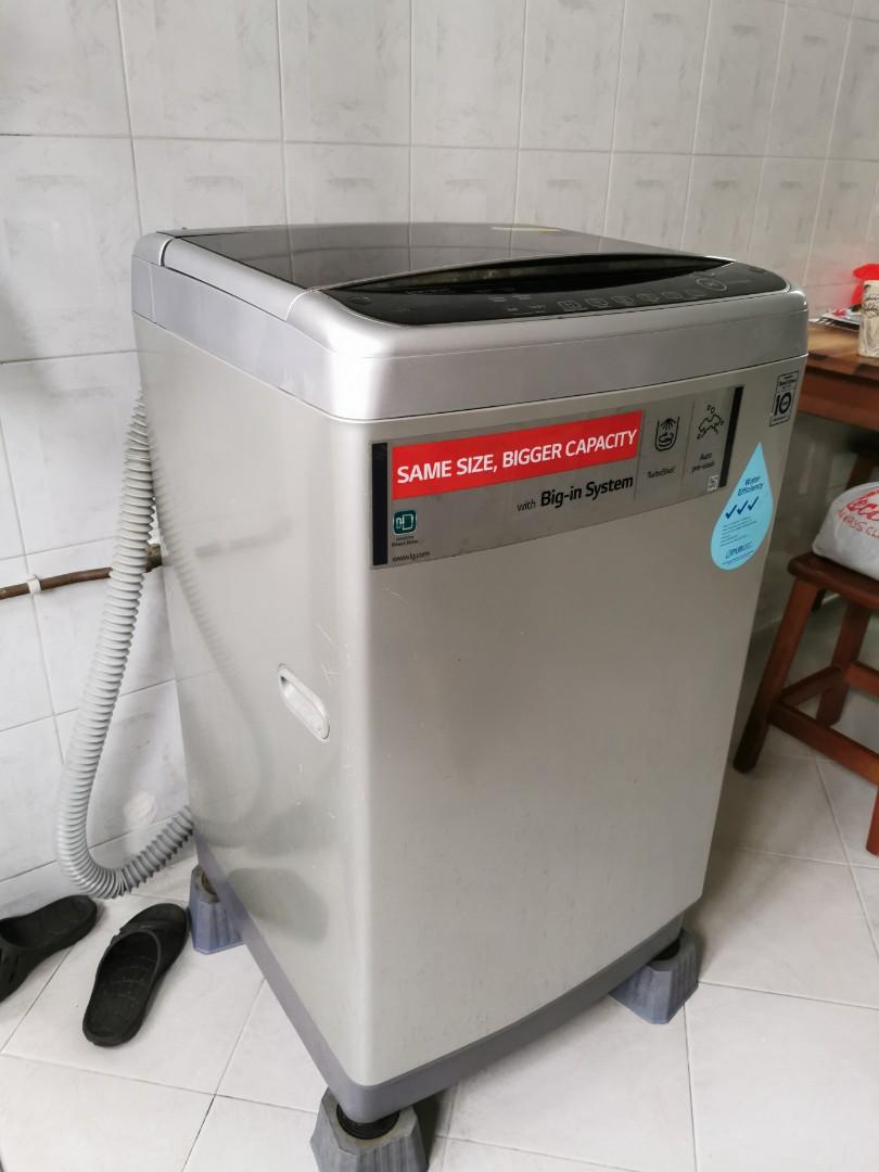 LG 10kg top load washing machine, TV & Home Appliances, Washing
