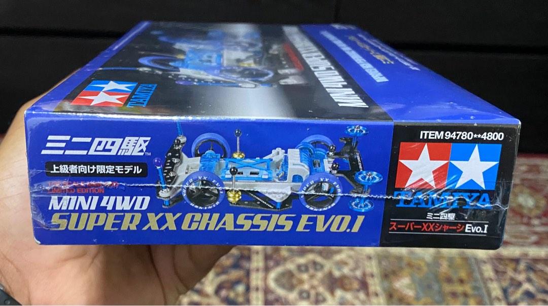 Limited Edition Tamiya®️ Mini 4WD Super XX Chassis Evo.I, Hobbies