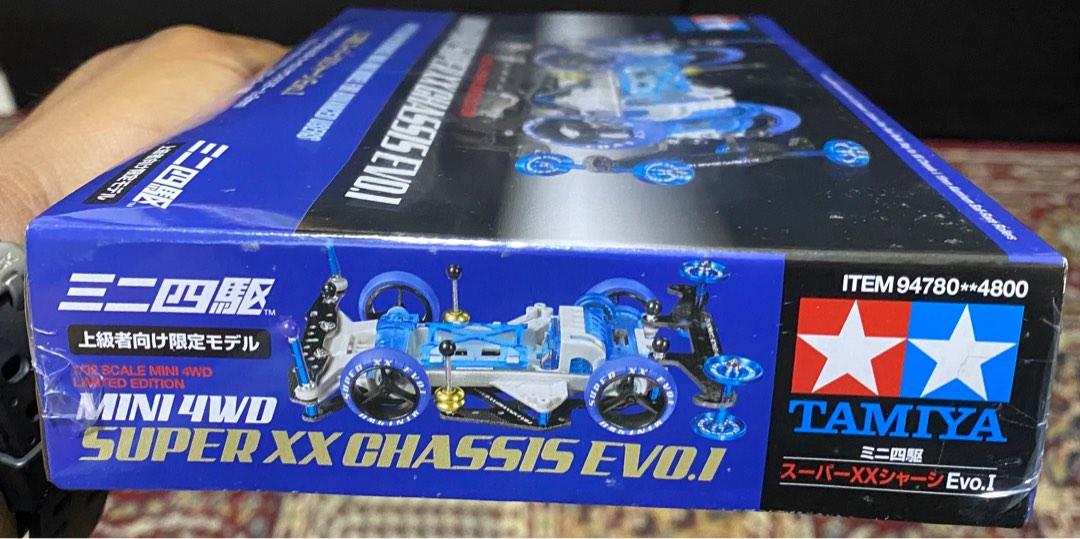 Limited Edition Tamiya®️ Mini 4WD Super XX Chassis Evo.I, Hobbies