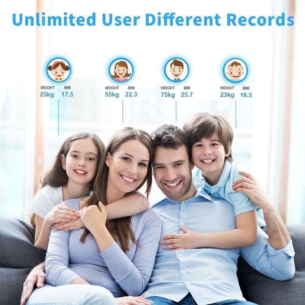 Liorque Digital Body Weight Scale, High Precision Wireless Scale with