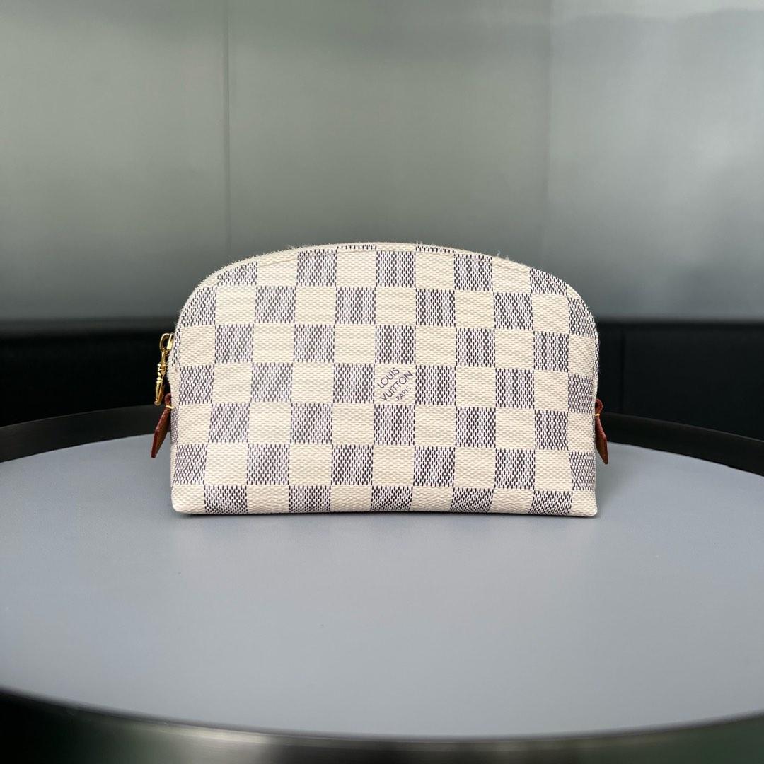 Lv Cosmetic Pouch Gm Damier Ebene