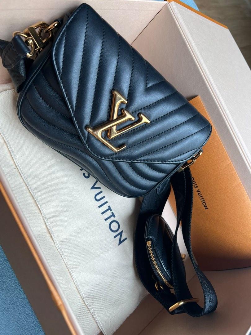 Preloved Louis Vuitton LV Black n Gold New Wave Multi Pochette –  allprelovedonly