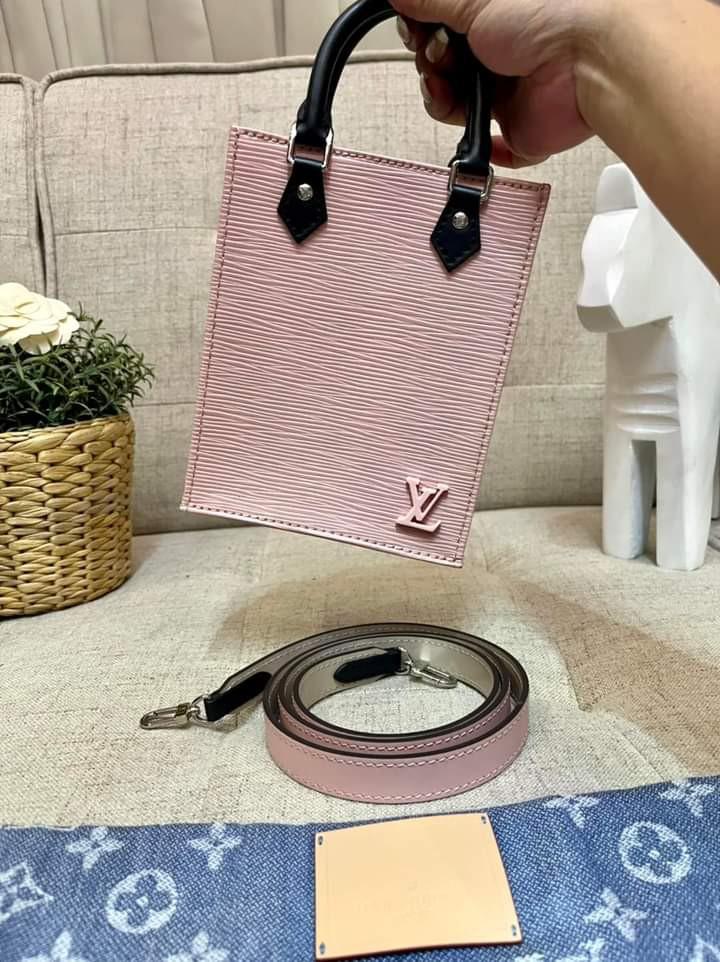 Louis Vuitton Petit Sac Plat Epi Leather Pink 2021 (Microchip), Luxury