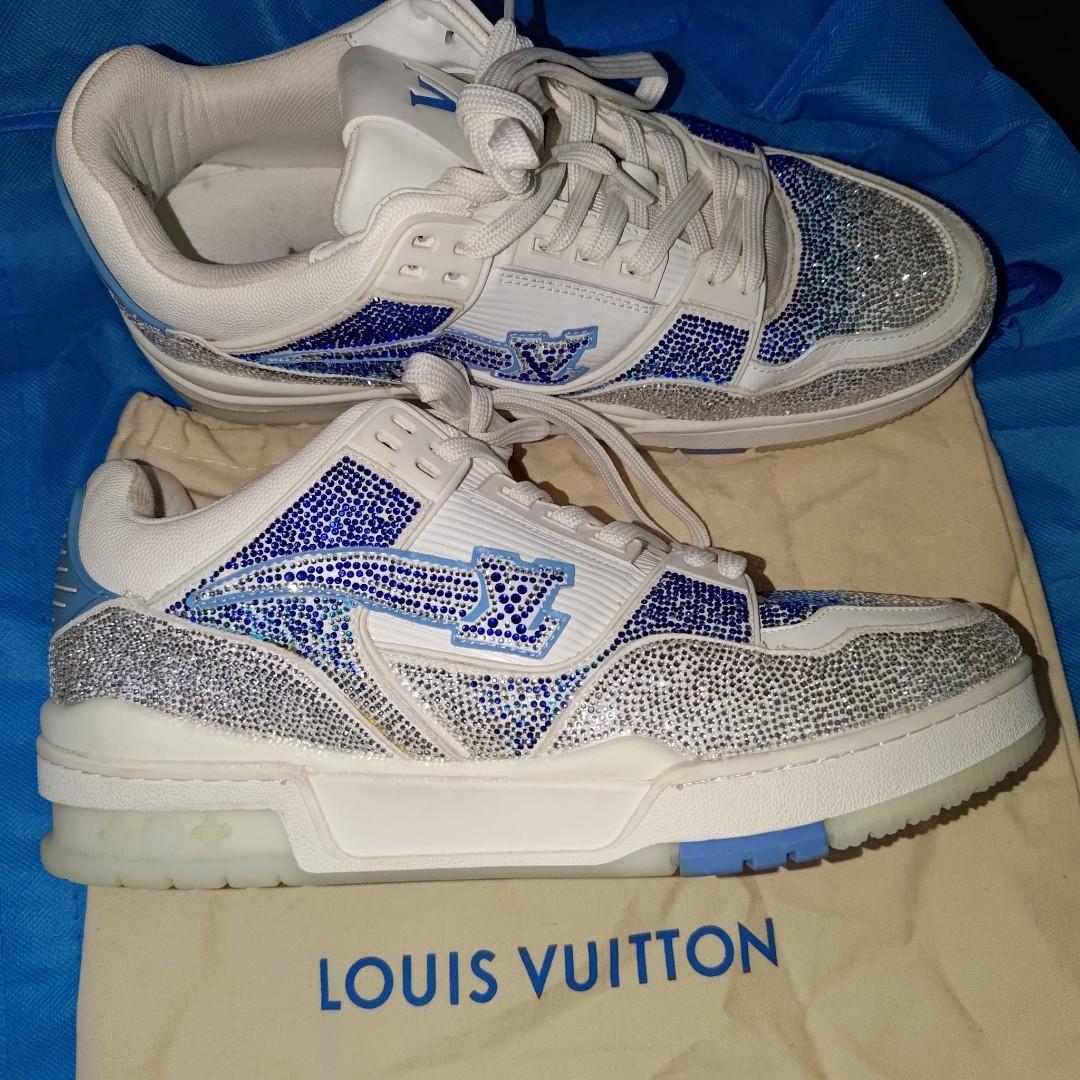 Louis Vuitton Men's Trainer Azur Crystal Shoes