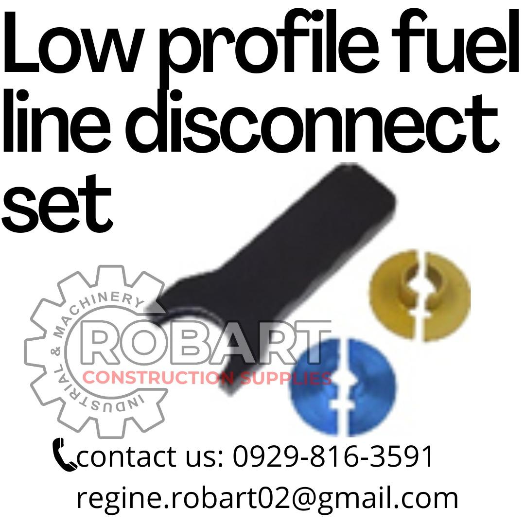 Low profile fuel line disconnect set, Commercial & Industrial