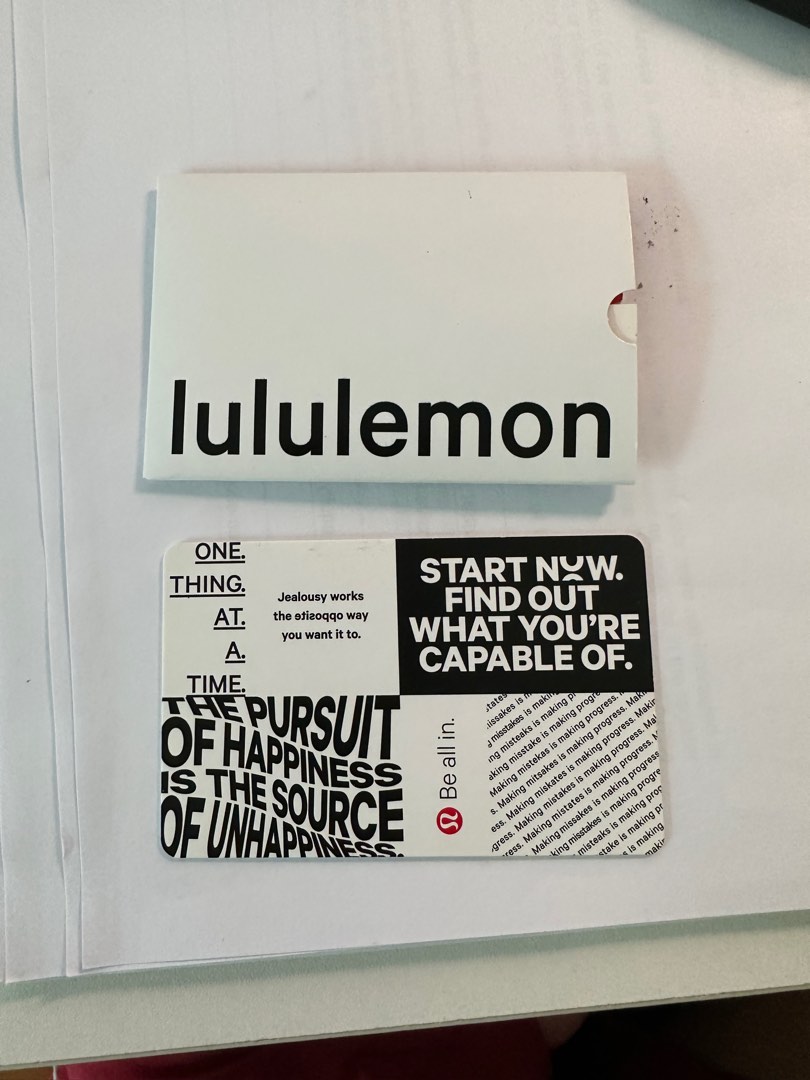Lululemon gift card $138.60 worth, Tickets &amp; Vouchers, Store Credits on ...