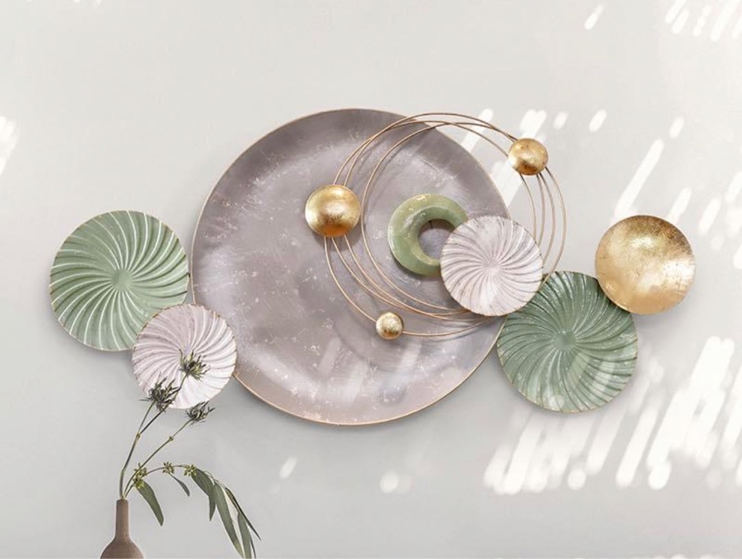 Luxury metal wall decor, Furniture & Home Living, Home Decor, Wall