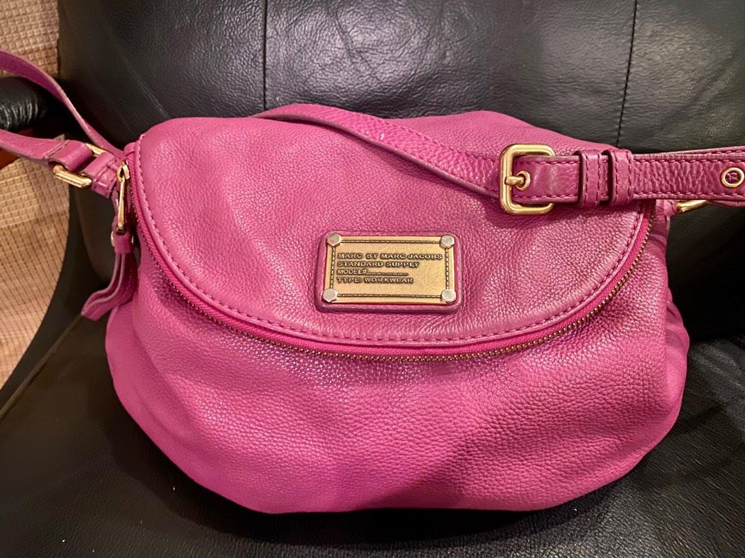 Marc Jacobs Natasha leather crossbody bag, Women's Fashion, Bags