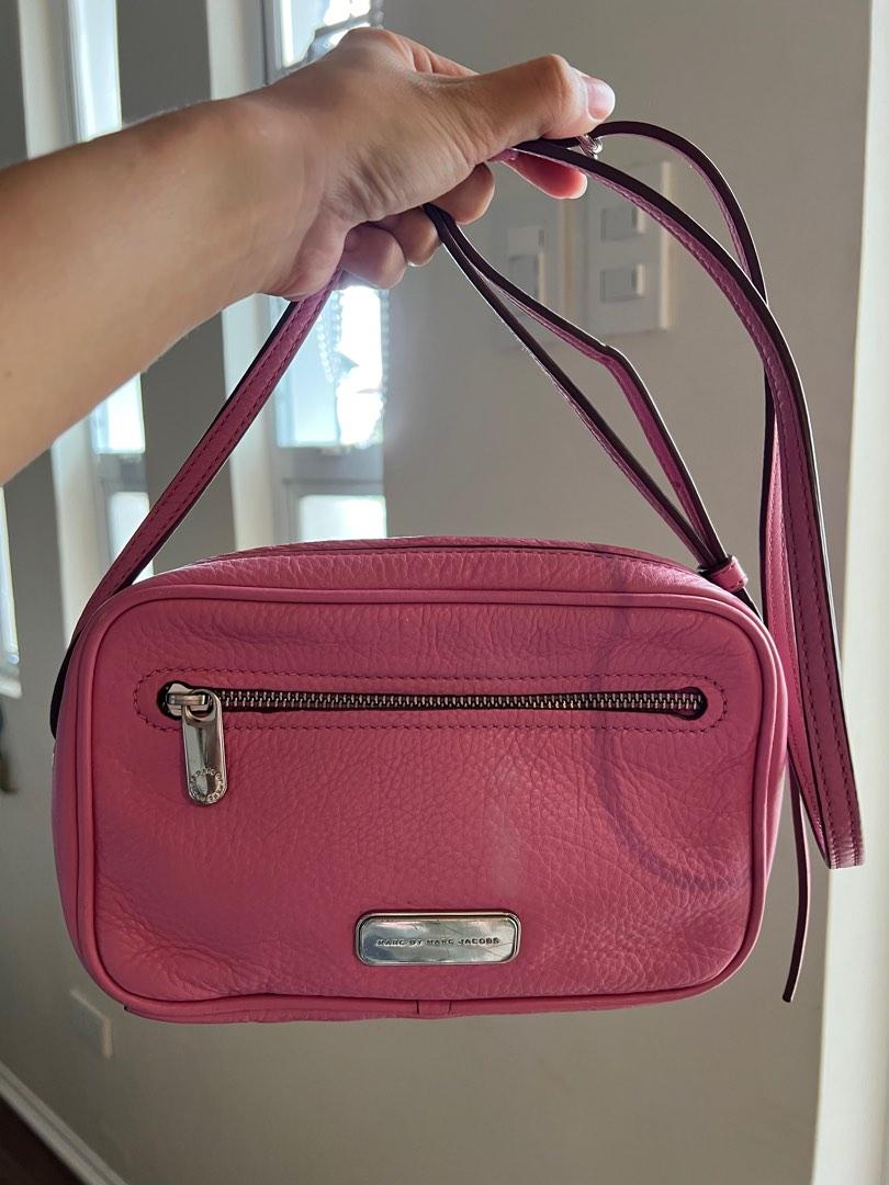 Marc jacobs pink sally camera cross body bag Luxury Bags Wallets on Carousell