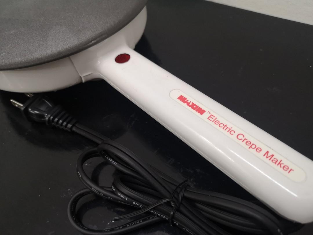 Maxim Electric Crepe Maker, TV & Home Appliances, Kitchen Appliances