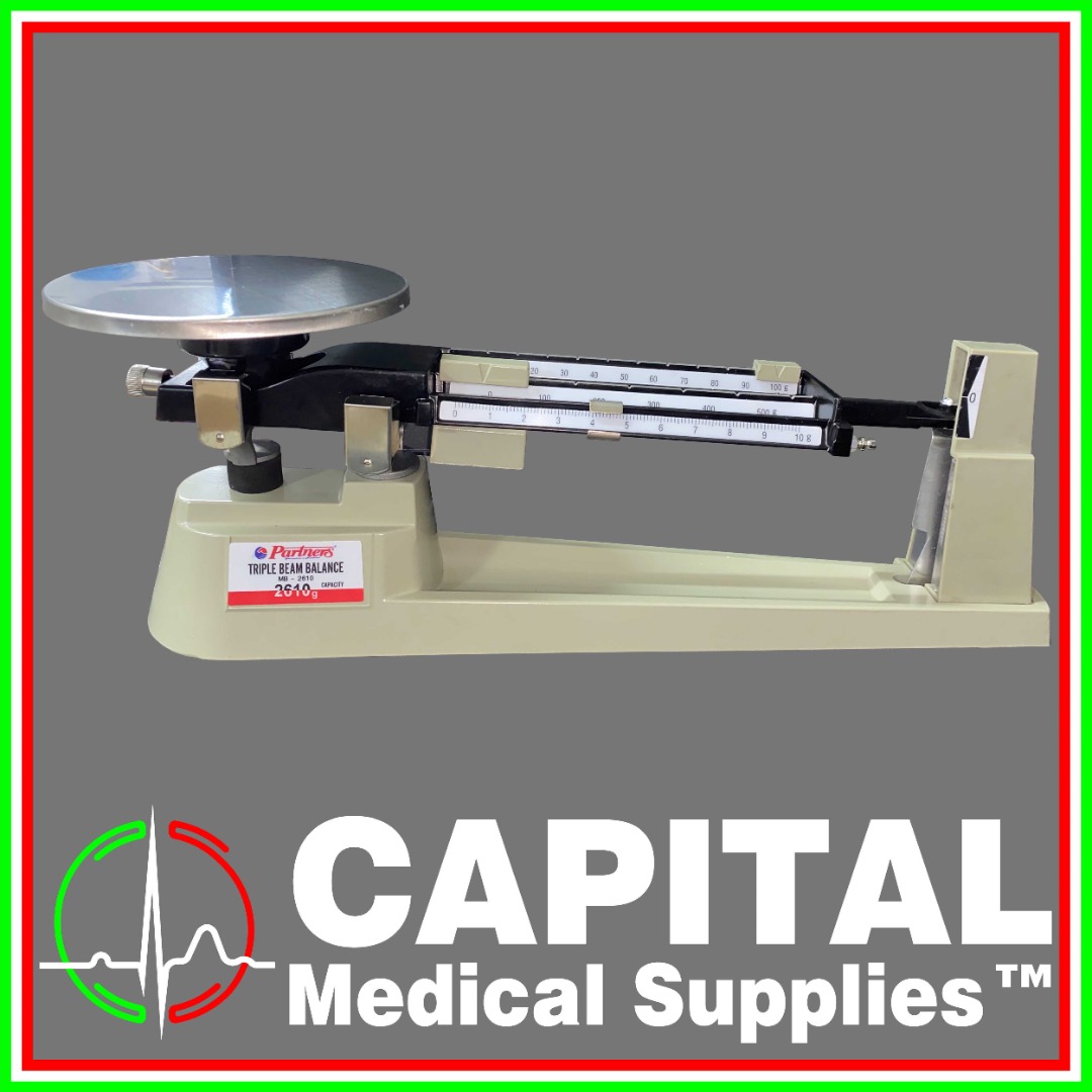 Mechanical Weighing Scale Triple Beam Balance (Partners), Health