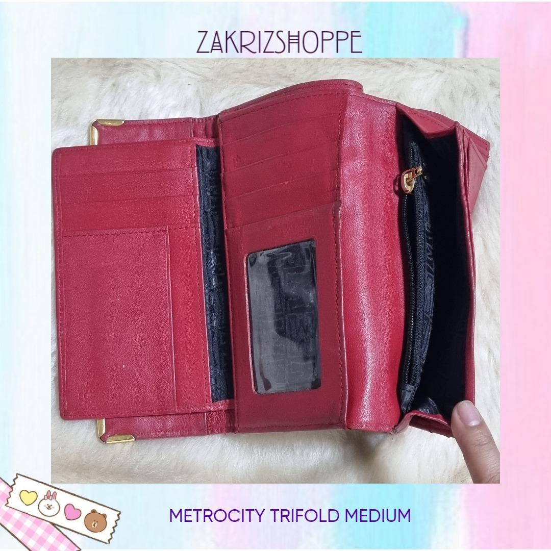 City Trifold Heavy Grain (Chestnut)