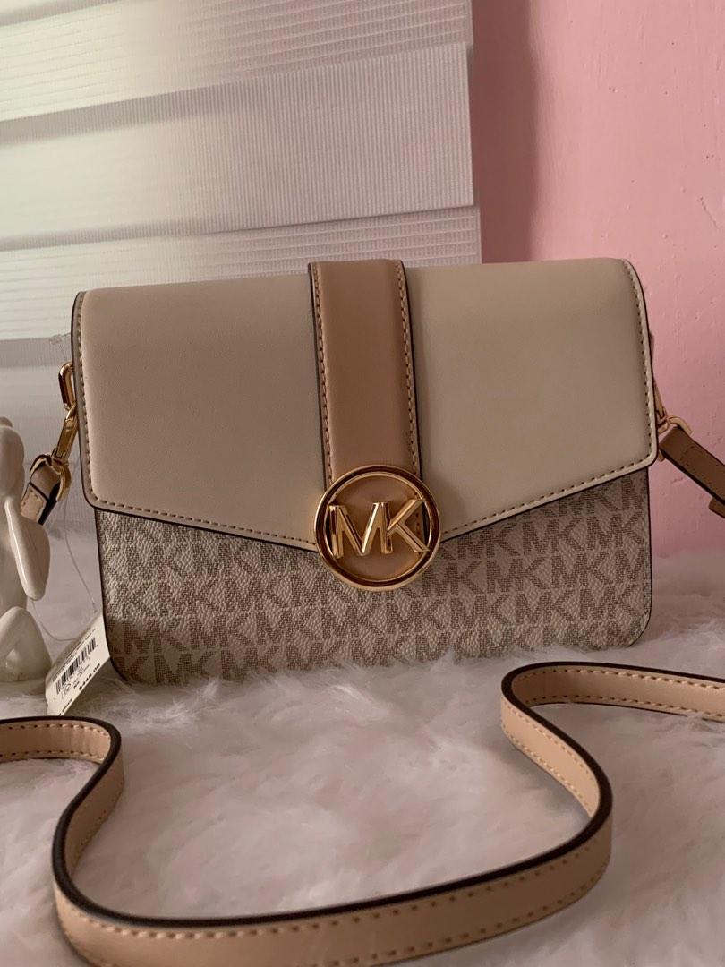 Michael Kors Carmen Small Flap Belted, Women's Fashion, Bags & Wallets,  Purses & Pouches on Carousell