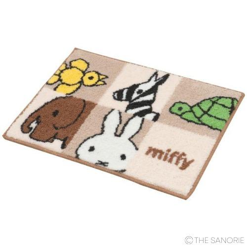 Miffy Dick Bruna Wash basin Bath Mat Floor Room Mini Rug Bathmat Japan