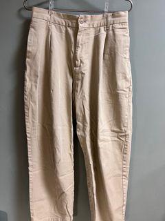 無印良品muji 前雙打折氣球褲
