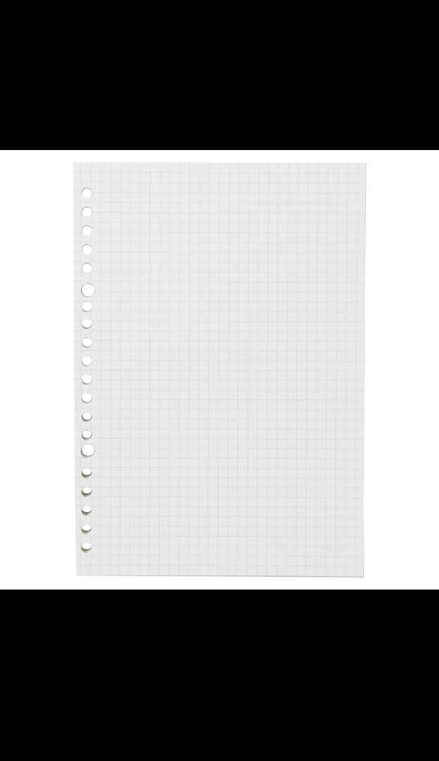 [MUJI] Loose Leaf Graph Paper A5, Hobbies & Toys, Stationery & Craft ...