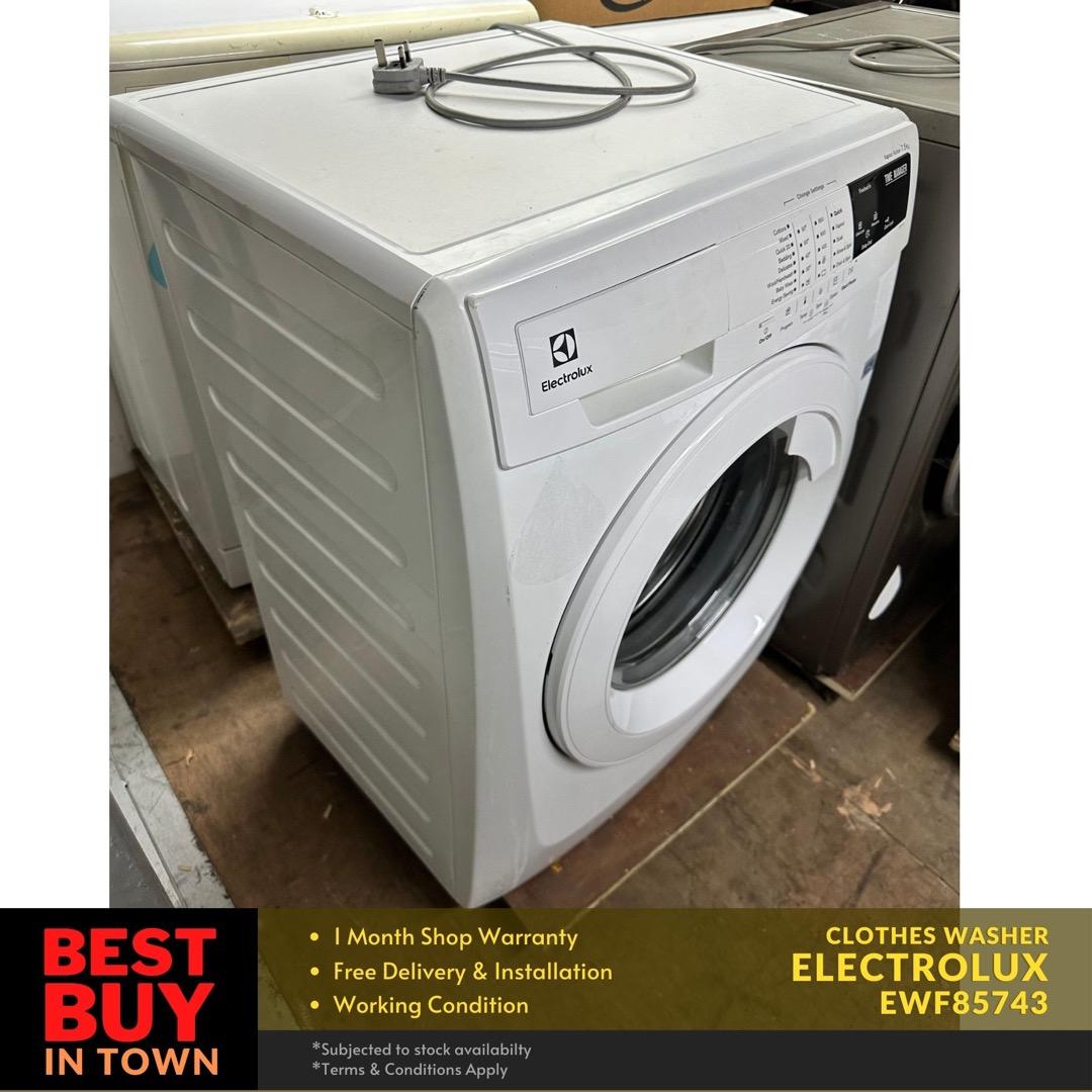 MUST BUY! Electrolux 7.5KG FrontLoader Washing Machine EWF85743 (92291